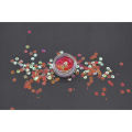 Smiley shape  glitter flakes for craft and christmas decoration